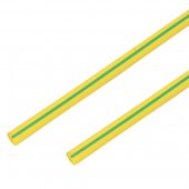 55-0807; Термоусадочная трубка 8.0/4.0 мм, желто-зеленая, упаковка 50 шт. по 1 м
