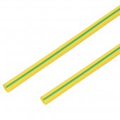 55-1407; Термоусадочная трубка 14/7.0 мм, желто-зеленая, упаковка 50 шт. по 1 м