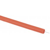 CTG21-16-K09-100; Труба гофрированная ПНД d16 с зондом оранжевая тяжелая (100м)