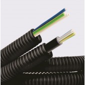 7L716100 Труба гибкая гофрированная номинальный ф16 мм, ПНД, цвет черный, в комплекте с кабелем ВВГнг-LS 3х1.5 ГОСТ