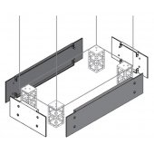 ZN8002; Фланец цоколя 200x800мм ВхШ 2 шт.
