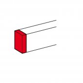 010733; Угол Т-образный плоский для перехода на кабель-канал шириной 80мм белый