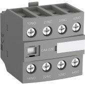 1SBN010140R1022; Блок контактный дополнительный CA4-22E (2НО+2НЗ) для контакторов AF09+AF38