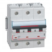 410027; Автоматический выключатель DX³ 36 кА хар-ка С 3P 230/400 В 63 А 4.5 модуля
