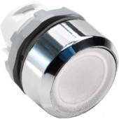 1SFA611100R2105; Кнопка MP1-21W белая с подсветкой без фиксации низкая