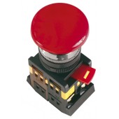 BBG60-AEAL-K04; Кнопка управления AEAL22 "Грибок" d=22мм 1з+1р 240В с фиксацией красная