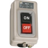 KVK30-16-3; Выключатель кнопочный с механической блокировкой ВКИ-230 3P 16А 230/400В IP40