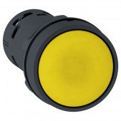 XB7NA85; Кнопка с пружинным возвратом желтая 1НЗ+ 1НО