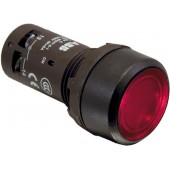 1SFA619101R1311; Кнопка с подсветкой CP2-13R-10 красная 220В AC/DC с плоской клавишей с фиксацией 1НО