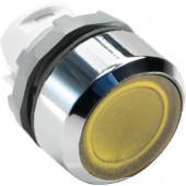 1SFA611100R2103; Кнопка желтая без фиксации MP1-21Y низкая с подсветкой