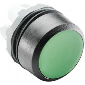 1SFA611100R1002; Кнопка MP1-10G зеленая без подсветки без фиксации