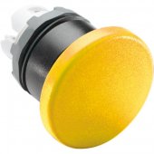 1SFA611124R1003; Кнопка MPM1-10Y ГРИБОК желтая (только корпус) без фиксации 40мм