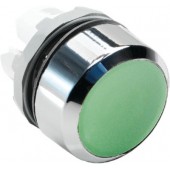 1SFA611100R2002; Кнопка MP1-20G зеленая без подсветки без фиксации низкая