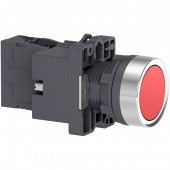 XA2EW34B1; Кнопка со светодиодной подсветкой 24В красная 1НО