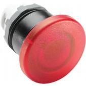 1SFA611124R2101; Кнопка MPM1-21R ГРИБОК красная (только корпус) без фиксации с по дсветкой 40мм