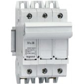 021404; Выключатель-разъединитель SP 38 - 3P - 3 модуля для промышленных предохранителей 10х38