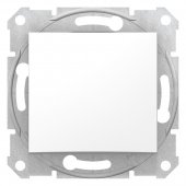 SDN0700121; Sedna Выключатель одноклавишный кнопочный 10А (сх.1) белый