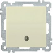 EVB11-K33-10; Выключатель 1 клавиша ВС10-1-1-Б с индикацией 10А BOLERO кремовый