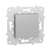 NU520130; Unica New Выключатель одноклавишный, сх. 1, 10 AX, 250В алюминий