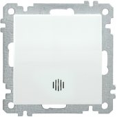 EVB11-K01-10-1; Выключатель 1 клавиша ВС10-1-1-Б с индикацией 10А BOLERO белый