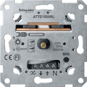 MTN5135-0000; Merten Механизм Светорегулятора поворотного 60-1000ВА для л/н и обм тр-ров
