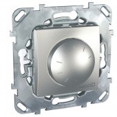 MGU5.511.30ZD; Unica Top Светорегулятор поворотный (диммер) 40-400Вт алюминий