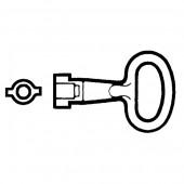NSYLDB5; Ключ для замка с двойной бороздкой 5мм
