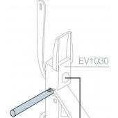 EV1030; Ручка в комплекте с замком для шкафов IS2