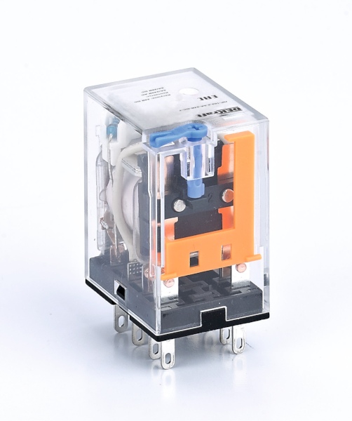 23831DEK; Промежуточное реле 4 конт. с LED инд. и TEST функ. 3А 230В AC ...